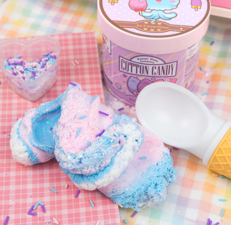 Slime- Cotton Candy Dipped Waffle DIY clay slime, scented slime, cute  slime, unique slime, popular slimes, iconic slimes, slime gifts