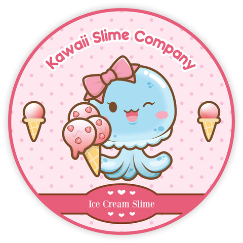 Strawberry Scented Ice Cream Pint Slime