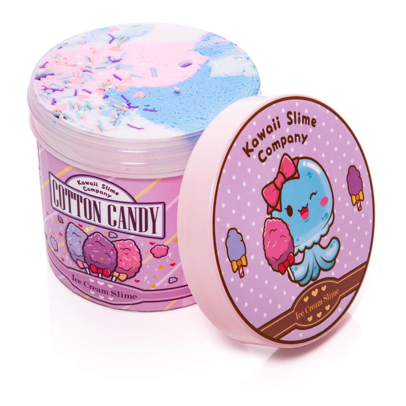 Cotton Candy Scented Ice Cream Pint Slime - Kawaii Slime – The Red Balloon  Toy Store