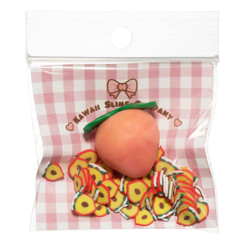 Kitty's Peach Jelly Cube Handmade Slime – Hoshimi Slimes LLC